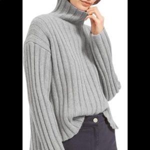 Everlane Gray Turtleneck, XS